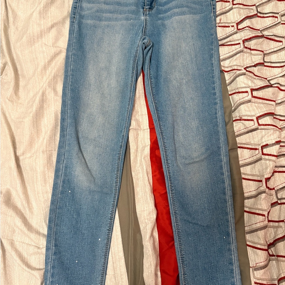Kid Girl Blue Jeans